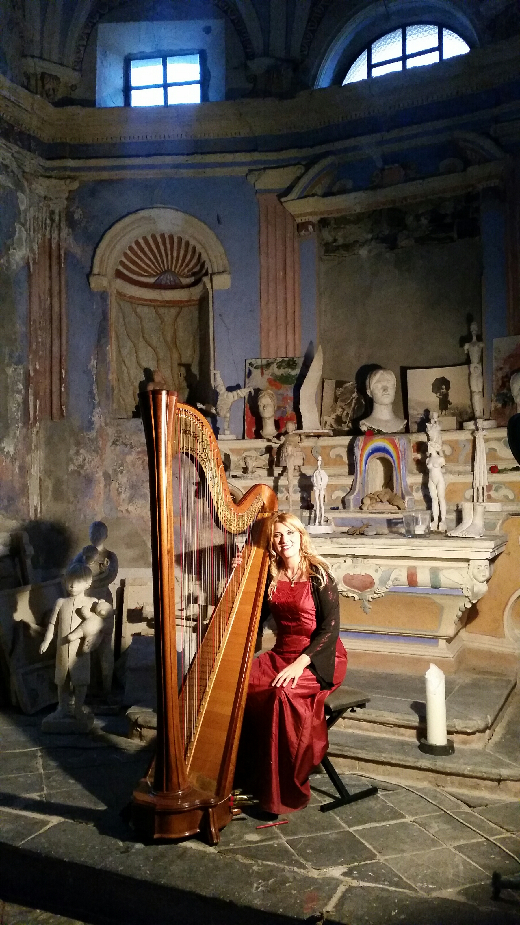 SARA TERZANO arpa harp VILLA FARALDI